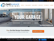 Tablet Screenshot of ohiogarageinteriors.com